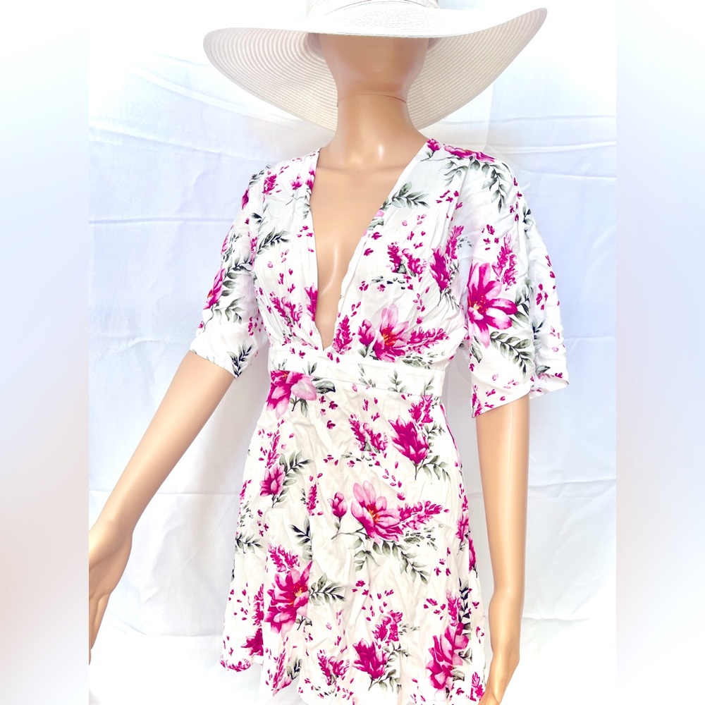 Floral mini dress